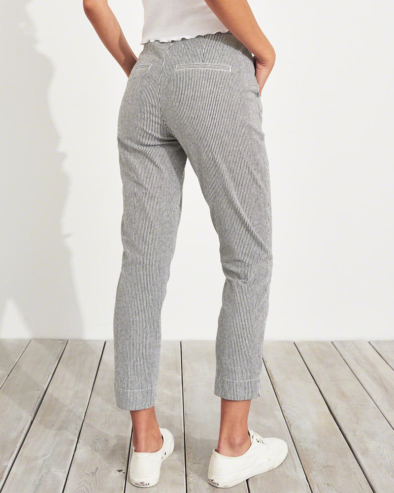 Hollister stretch crop deals taper pants